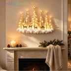 Deer Forest Lighted Christmas Forest Wall Decor Luminous Christmas Forest Wall Decoration