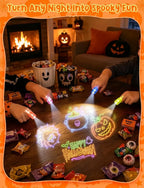 None Halloween Finger Lights Toys Bright lights Halloween Party Favors Toys Halloween Goodie Bag Fillers Trick or Treat Toys