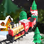 New Electric Train Set Mini Santa Claus Rail Car Toy Creative Decoration Christmas Tree Train Gift Children's Gifts