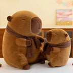 25-30CM Hot Plush Stuffed Doll Cute Scarf Pufferfish Plush Kawaii Animal Toy Children's Birthday Gift Capybara Doll Kids Toys