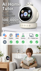 Smart AI Alarm Clock for Kids Ok to Wake Children with Sleep Training and Sound Talking Robot Toy Birthday Gift for Boy Girls