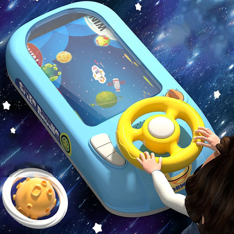 Children's Steering Wheel Driving Toys Vehicle Electronic  Game
