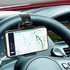 New Universal Car Phone Bracket Car Steering Wheel Car Navigation Rack Telescopic Clip  Mobile Phones Car Phone Holder