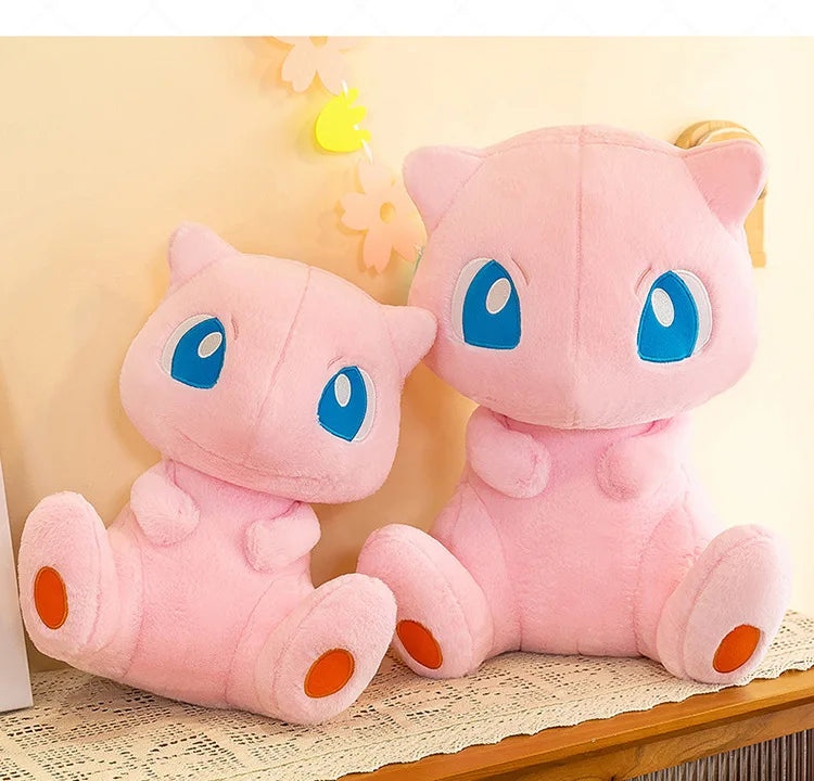 35/45CM New Pokemon Mew Plush Cute Huge Toys Pink Mew Anime Doll Cute Stuffed Plushie Gift For Children Birthday Kids