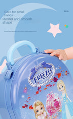 3 in 1 Kids Makeup Toy Set Girls Cosmetics Cosplay Princess Dresser case