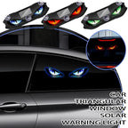 Solar Powered Car Neon Light Wireless Cool DEMON EYE Led Ambient Light Suction Cup USB Rechargeable Atmosphere Breathing Lamp