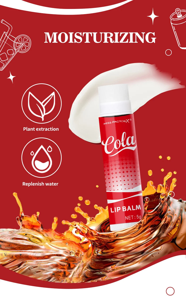 8PCS Soda-Inspired Lip Balm Set, Long-Lasting Moisture & Anti-Chapping Gift Giving