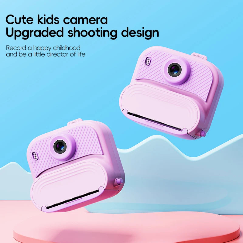Children's Camera with Photos Prints 1080P Children's Instant Camera Toy