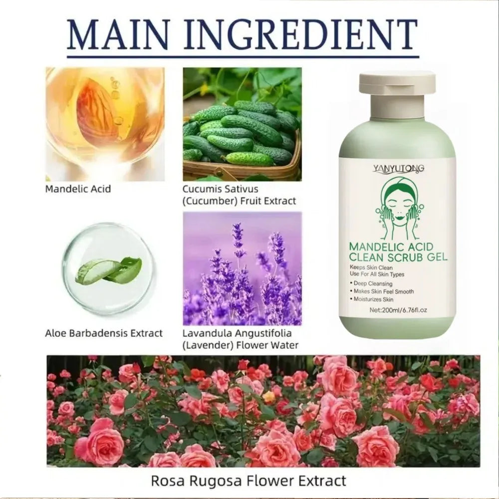 Facial Exfoliating Gel – Deep Cleansing Scrub