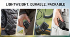 Carsun Mini Portable Electric Bicycle Pump Wireless Tire Inflator 150Psi Max 480Mah Battery with Display