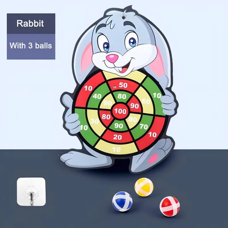 Kids Sticky Ball Dart Board Game – Ages 3+