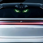 Solar Powered Car Neon Light Wireless Cool DEMON EYE Led Ambient Light Suction Cup USB Rechargeable Atmosphere Breathing Lamp