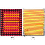 Electric Blanket Body Warmer Electric Heating Pad 12V Soft Heating Mat 9 Adjustable Temperature Electric Heat Blanket for Winter