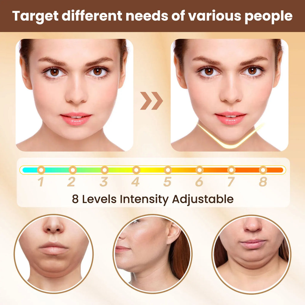 EMS V-Line Face Lifting & Jawline Toning Device