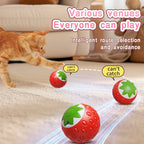Smart Cat Toys Ball Automatic Interactive Pets Electric Rolling Teaser USB Rechargeable Kitty Moving Bouncing Ball Birthday Gift