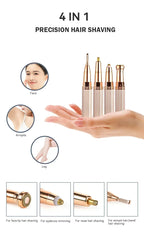 4-in-1 Rechargeable Women's Epilator & Facial Trimmer