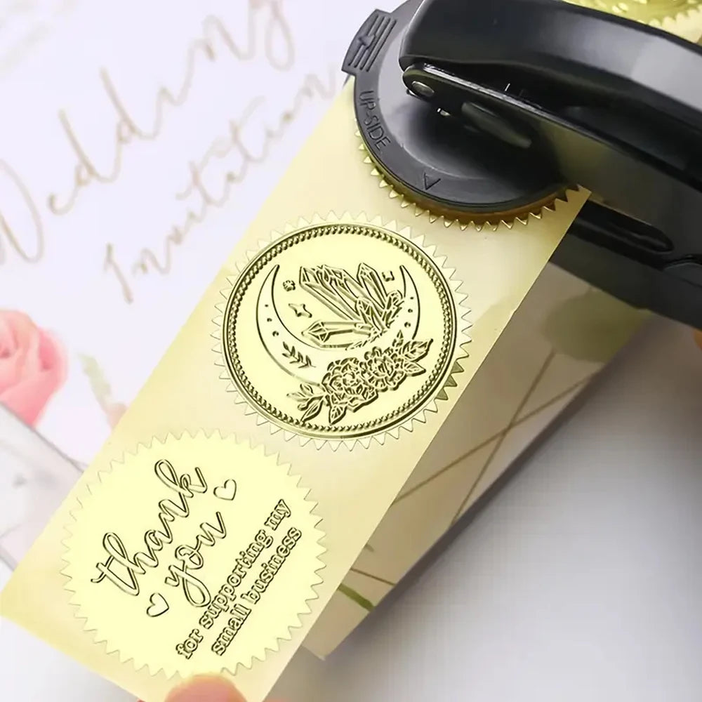 Personalised Metal Embosser Stamp – Custom Logo & Seal
