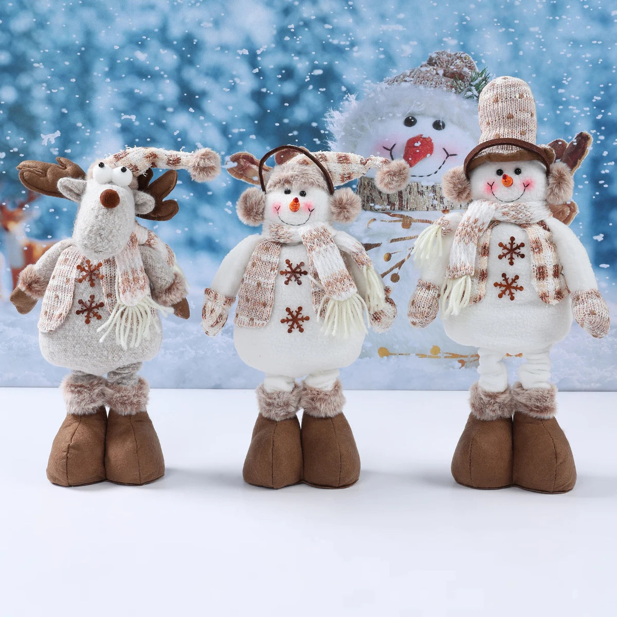 Telescopic Christmas Doll Merry Christmas Decorations For Home 2025 Christmas Ornament Xmas Navidad Noel Gifts New Year 2026