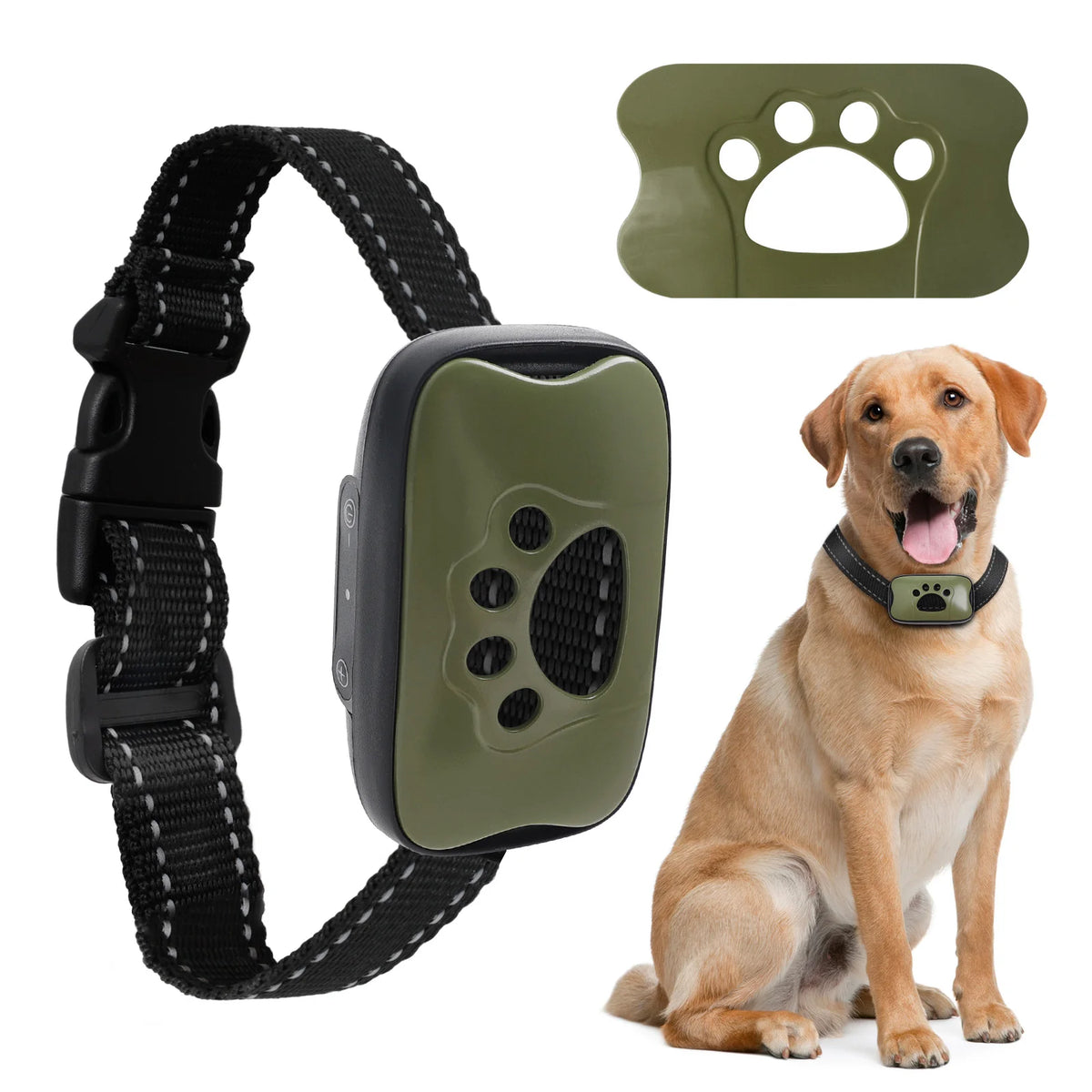 USB Rechargeable Anti-Bark Dog Collar with Sound & Vibration