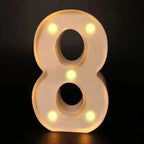 Number Letter Lamp Luminous Alphabet LED Lights Decororation Night Lights