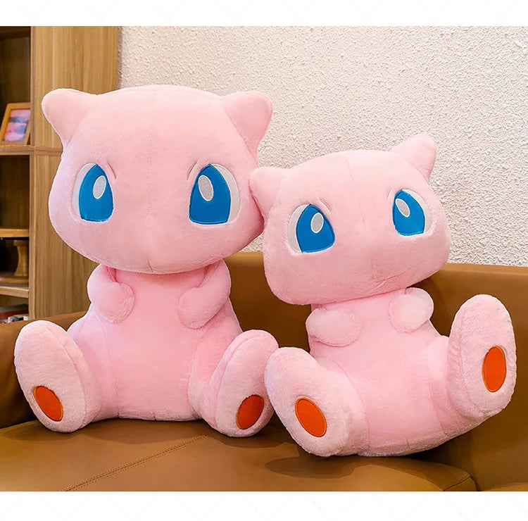 35/45CM New Pokemon Mew Plush Cute Huge Toys Pink Mew Anime Doll Cute Stuffed Plushie Gift For Children Birthday Kids
