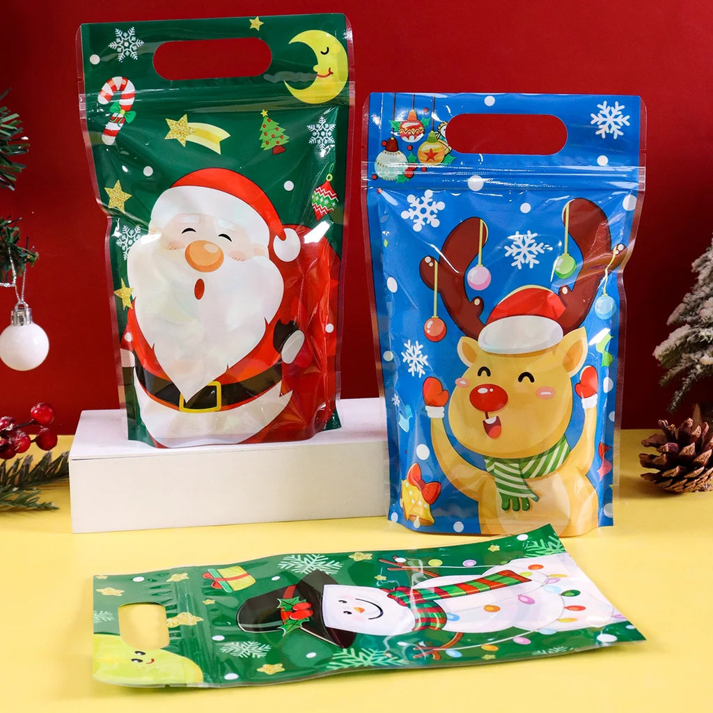 Resealable Christmas Gift Bags – 10 or 20 Pack