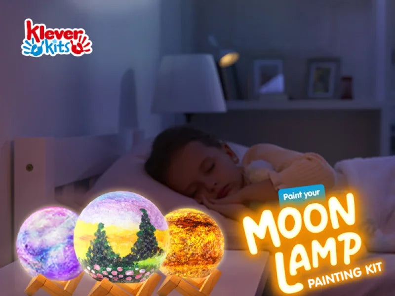 JOYFY DIY Moon Night Light toys Paint 3D Chirstmas