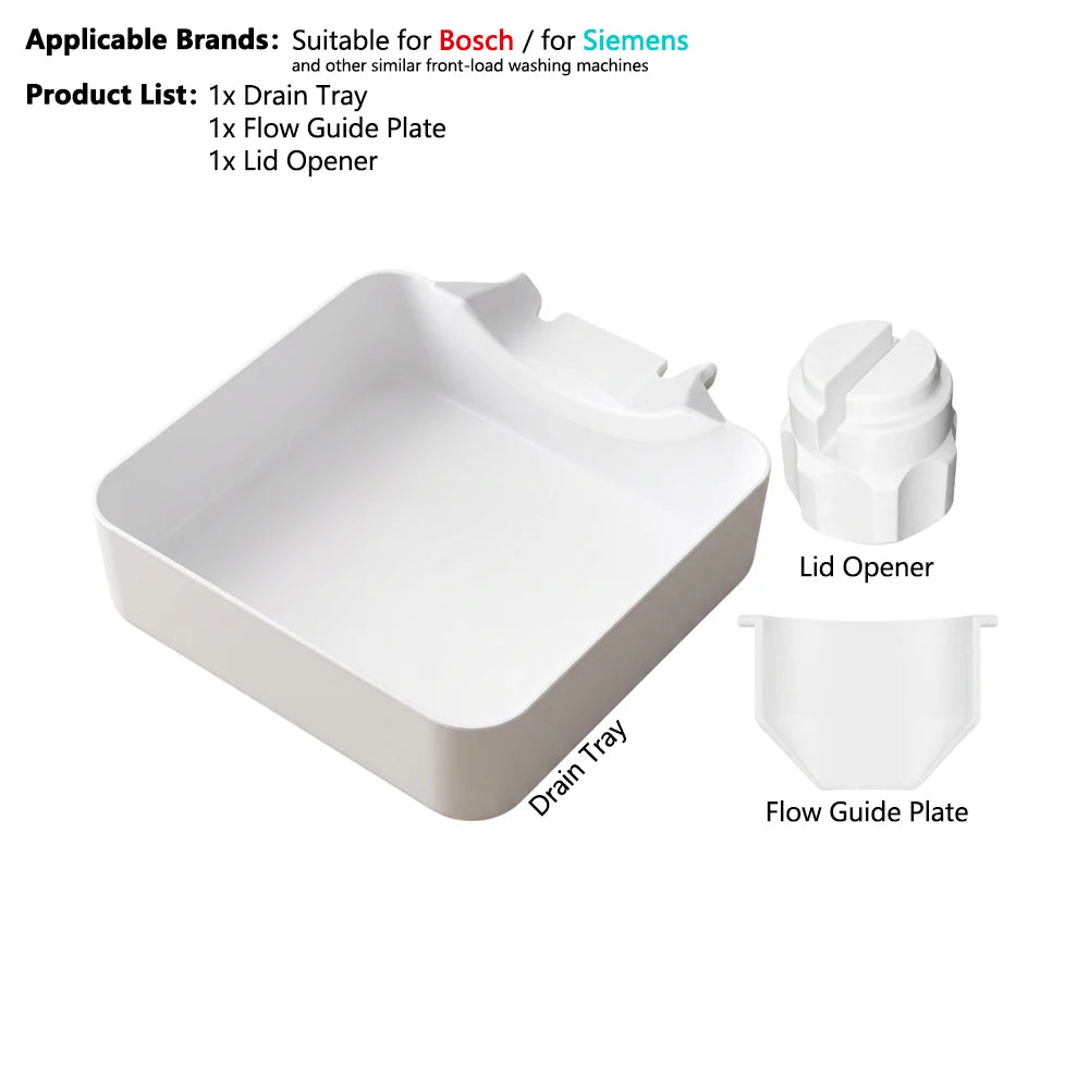 Aoifn Washing Machine Drain Pan & Spill Tray