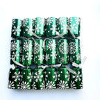10Inch Christmas Cracker Set of 6pcs Christmas Crackers with Snap and Prize Father Christmas Snowflake Santa Claus Free Shipping