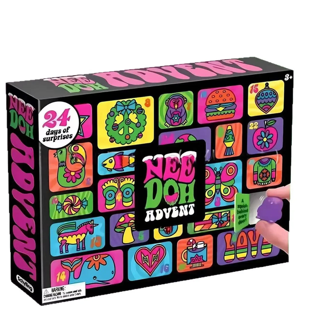 Surprise Needoh Blind Box Advent Calendar Gift For Children 24 Day Toy Gift