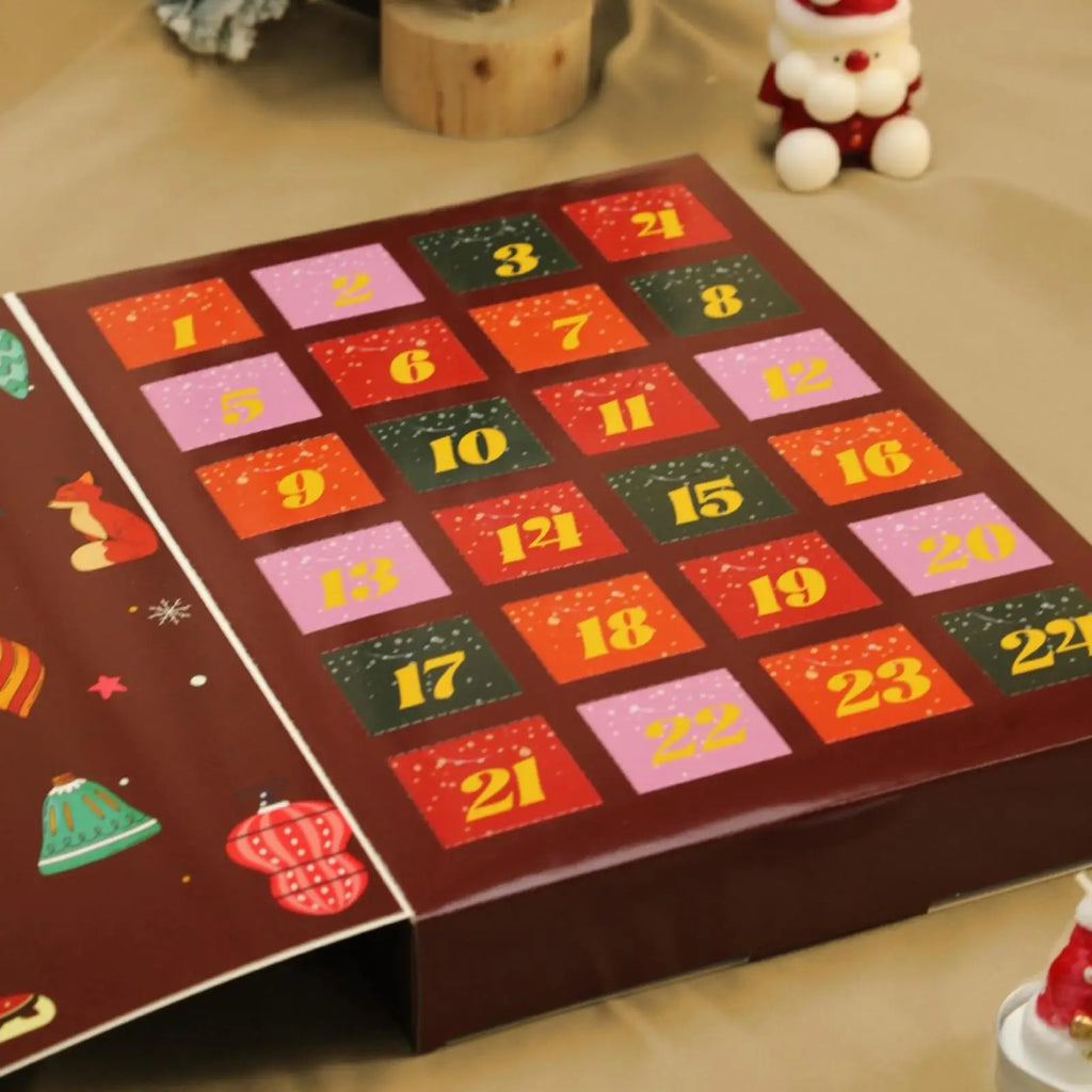 Christmas Advent Filling Box 24-Day Fillable Reusable Kids Christmas calender