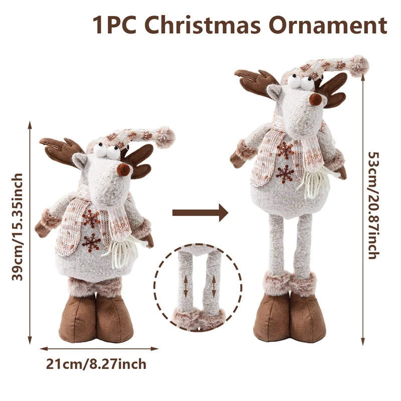 Telescopic Christmas Doll Merry Christmas Decorations For Home 2025 Christmas Ornament Xmas Navidad Noel Gifts New Year 2026