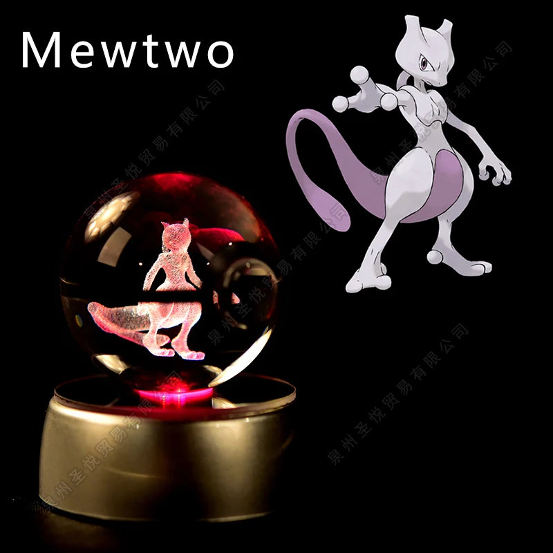 Pokémon 3D Crystal Ball Night Light