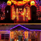 Halloween Plastic Chain String Lights – 2m or 3m, 8 Modes