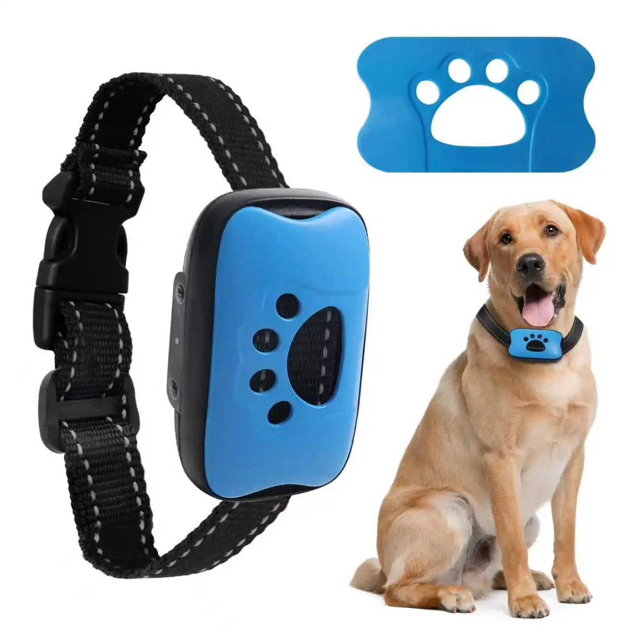 USB Rechargeable Anti-Bark Dog Collar with Sound & Vibration