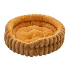 Home Plush Winter Cat Nest Dog Nest Warm Detachable and Washable Round Cat Nest Pet Bed Seasonal Universal Decoration