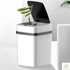 13L Smart Automatic Touch-Free Trash Can Motion Sensor Battery Dustbin Waste Bucket for Kitchen Bathroom Home Office Indoor ﻿