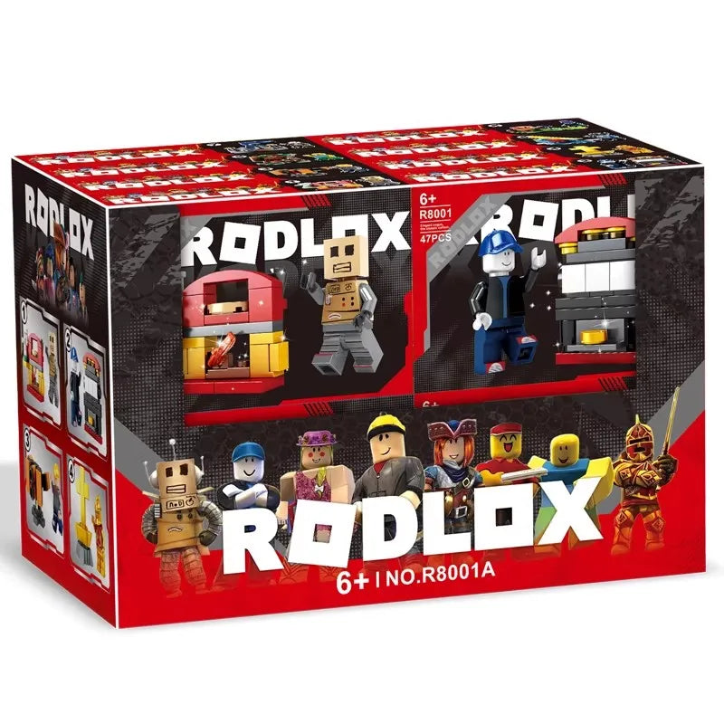 Roblox Model Toy 8 Styles Child Assembly Building Blocks Virtual World Games Figures Toy
