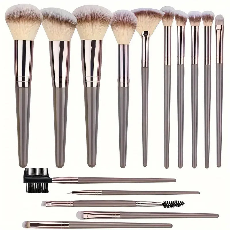 Makeup Brush Set — 3–20 Pieces