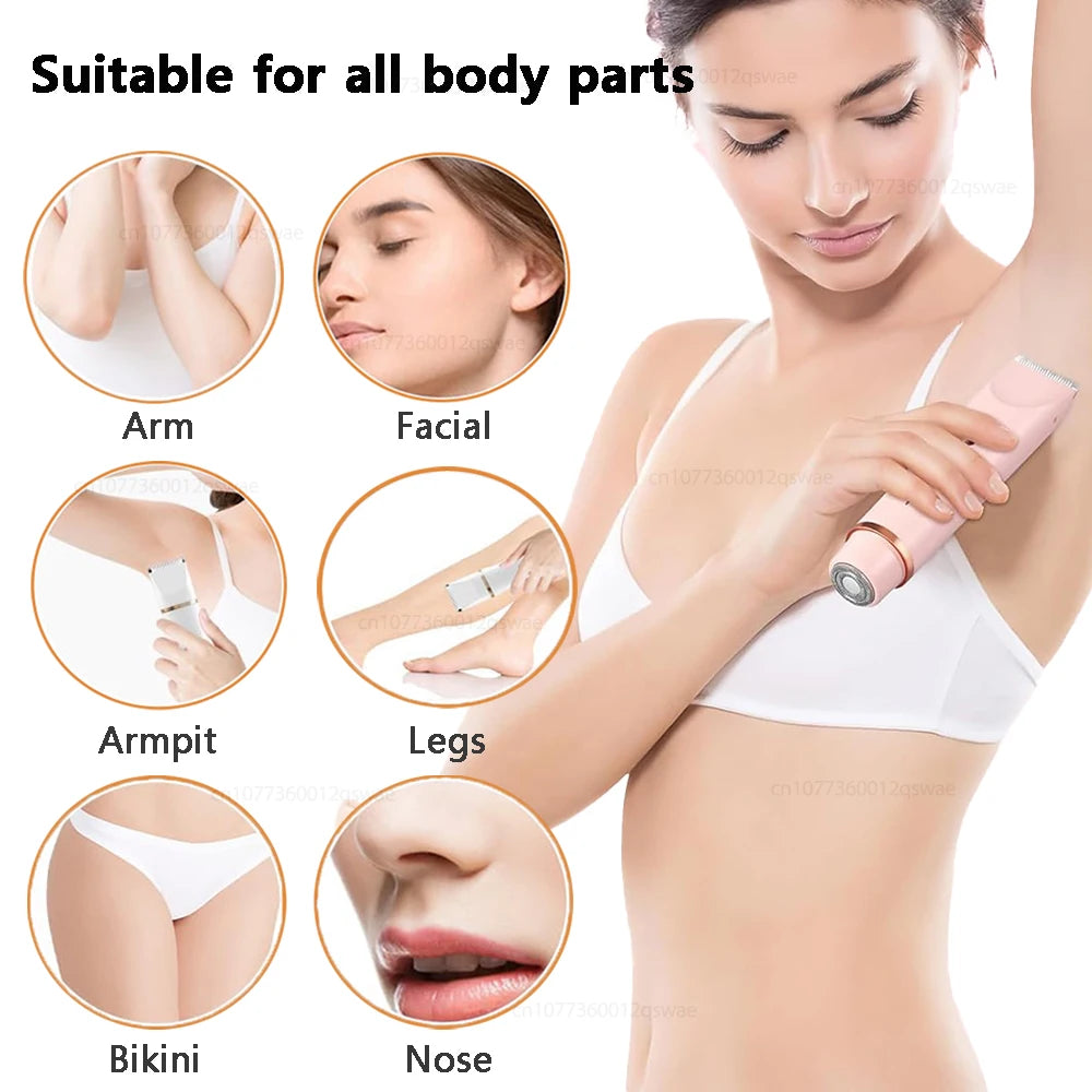 Rechargeable Women's Electric Shaver & Body Trimmer