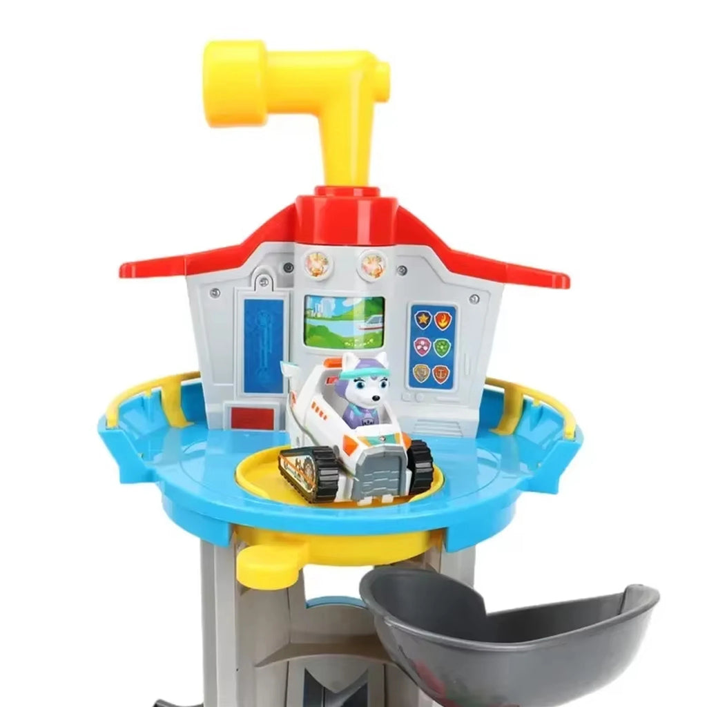 hot Paw Patrol Toy Set Cartoon Anime Figures Patrol Canine Chase Skye Rebound Bicycle Home Decoration  Christmas Birthday Gifts