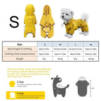 Lightweight Waterproof Dog Raincoat for Small to Large Dogs