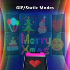 DC5V WS2812 Fairy Lights Curtain Led String RGBIC Led String Light Decor Dimmable Bluetooth APP Control for DIY Christmas Party