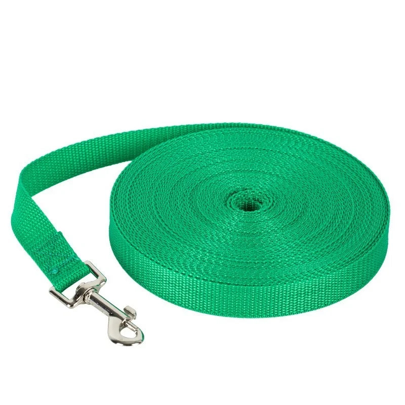 Long Nylon Dog Training Lead – 1.2m to 30m