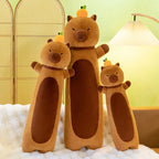 50-110cm Kawaii Giant Long Capybara Plush Pillow Soft Stuffed Animals Cartoon Toys Babys Accompany Sleeping Doll for Girls Gifts