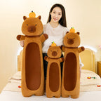 50-110cm Kawaii Giant Long Capybara Plush Pillow Soft Stuffed Animals Cartoon Toys Babys Accompany Sleeping Doll for Girls Gifts