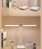 USB Desk Lamp 3 Levels Dimmable Touch Night Light USB Rechargeable Eye Protection Foldable